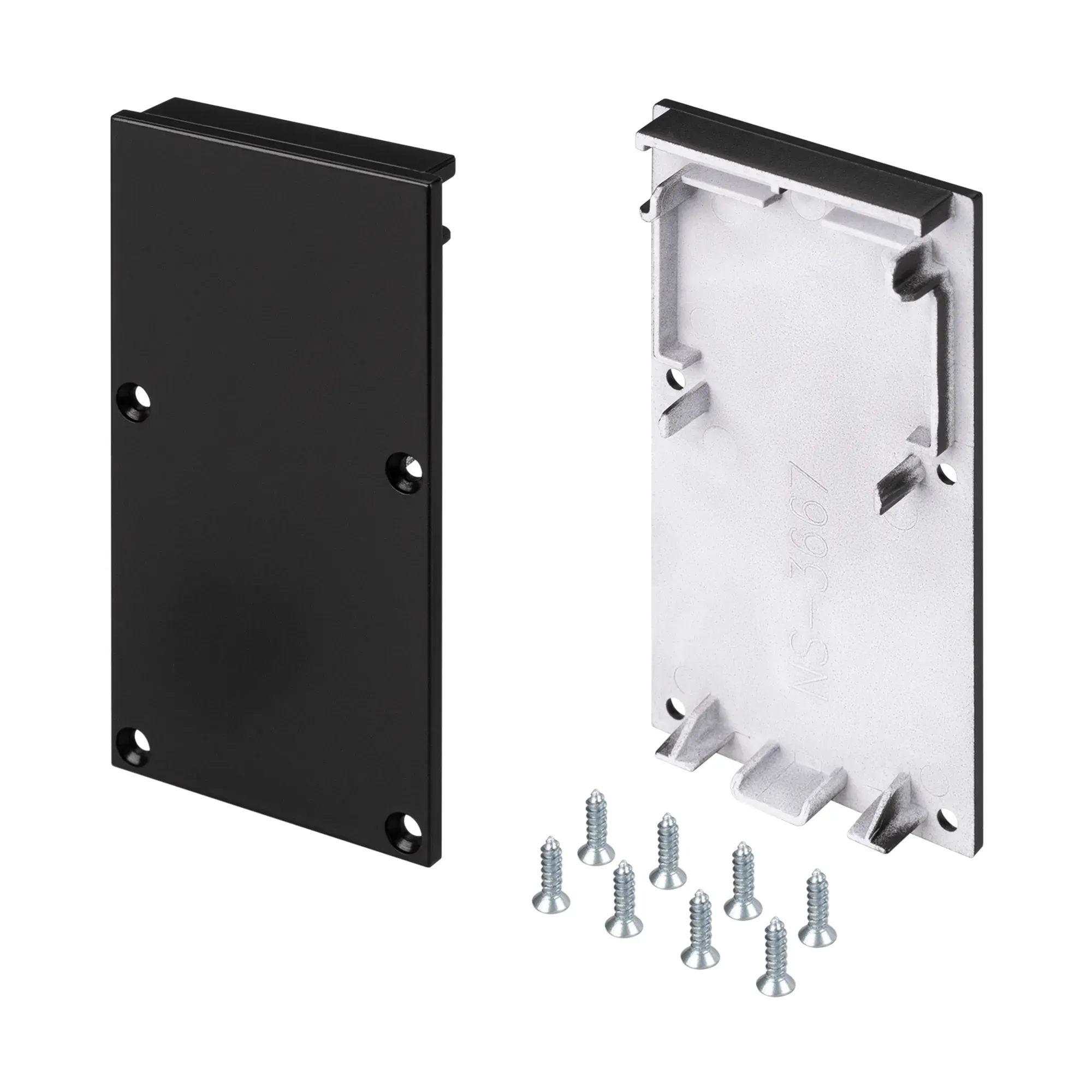 Заглушка SL-LINE-3667 BLACK (ARL, Пластик) Arlight 029182