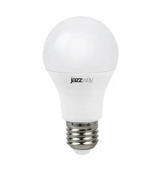 Лампа светодиодная led 10вт е27 a60 buglight 540лм холодный белый JAZZWAY 5008960