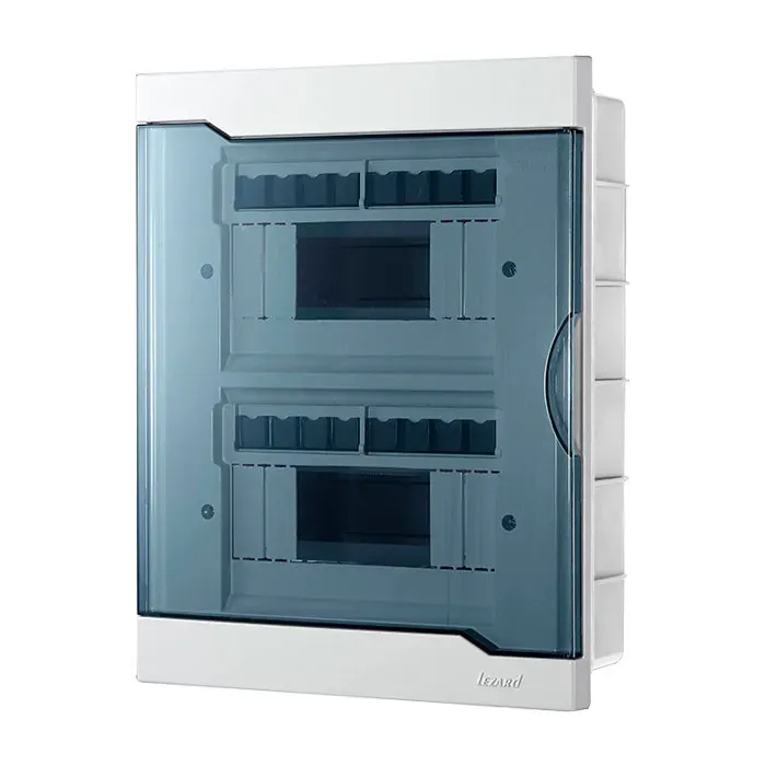 Щит распределительный встроенный щрв-п-16 с       прозрачной крышкой LEZARD 730-1000-016
