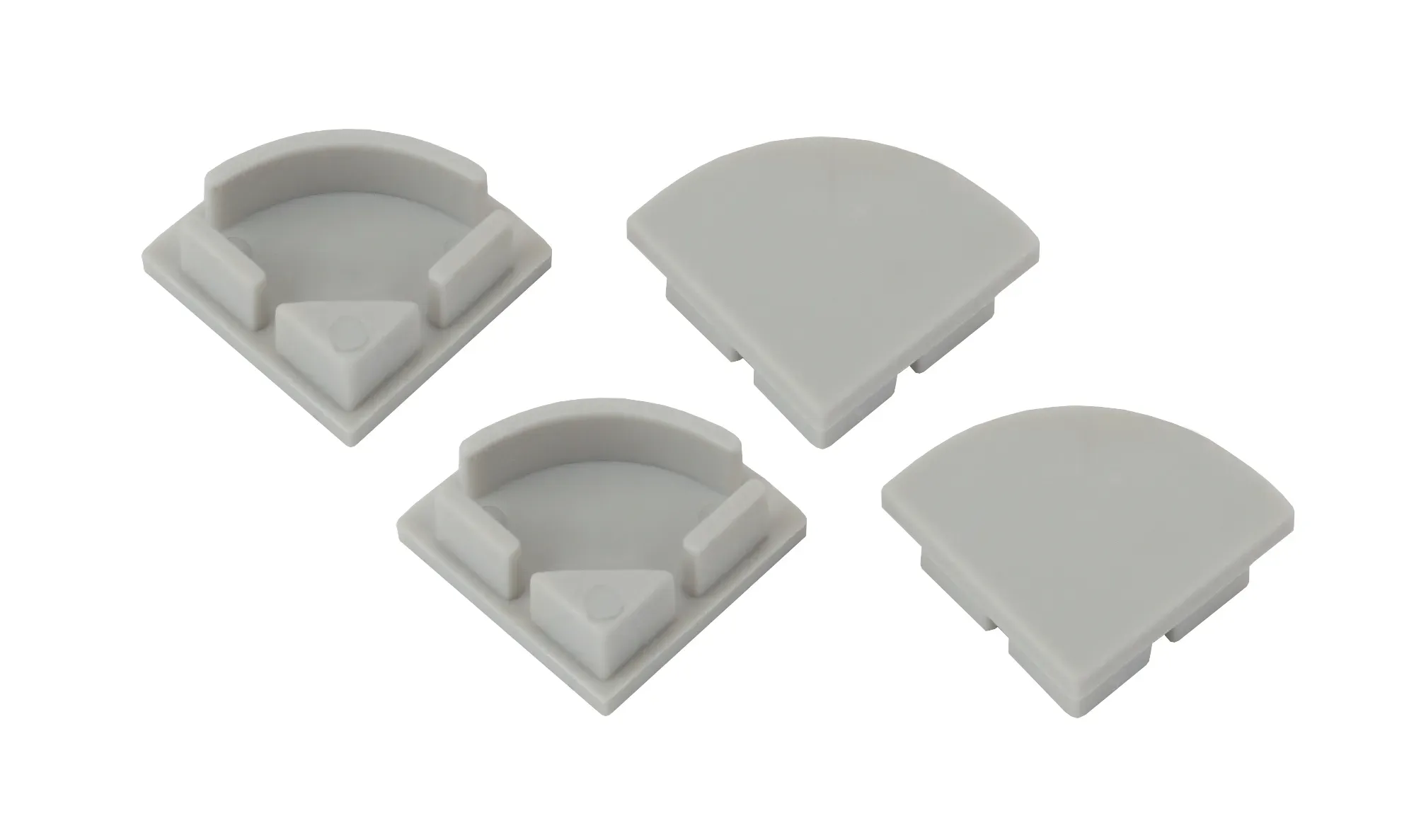 Набор заглушек для профиля CAB280, 4 глухие круглые (500/15000) ЭРА Б0039451