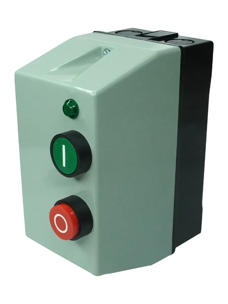 Пускатель электромагнитный ПМЛ-1230 УХЛ4 Б, 220В/50Гц, 1з, 10А, нереверсивный, с реле РТЛ-1014-2 7-10А, в корпусе из пластика IP54, с кнопками ПУСК + СТОП и сигнальной лампой Электротехник ET546255