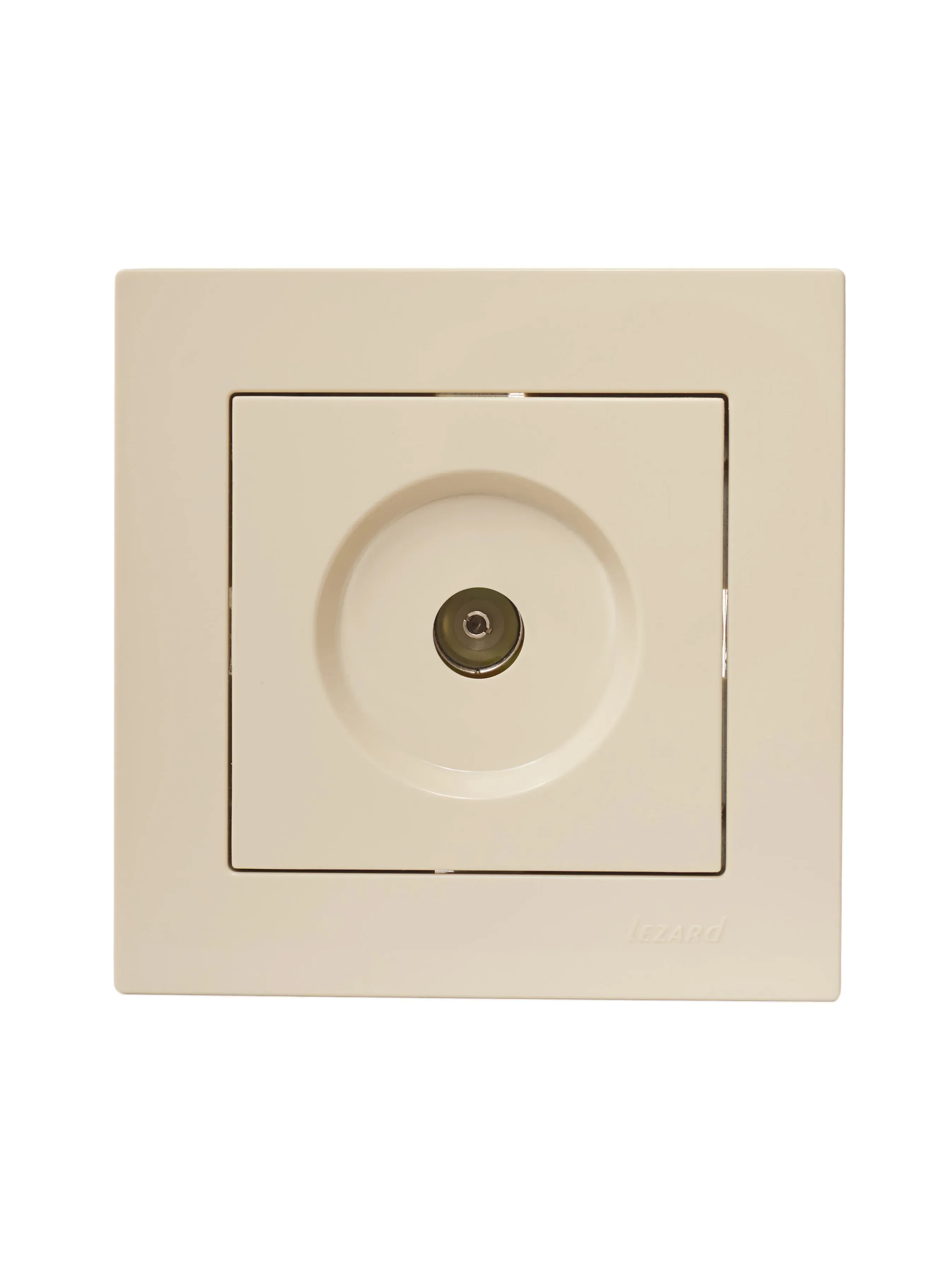 Vesna Розетка ТВ оконечная цв. крем Lezard 742-0388-130