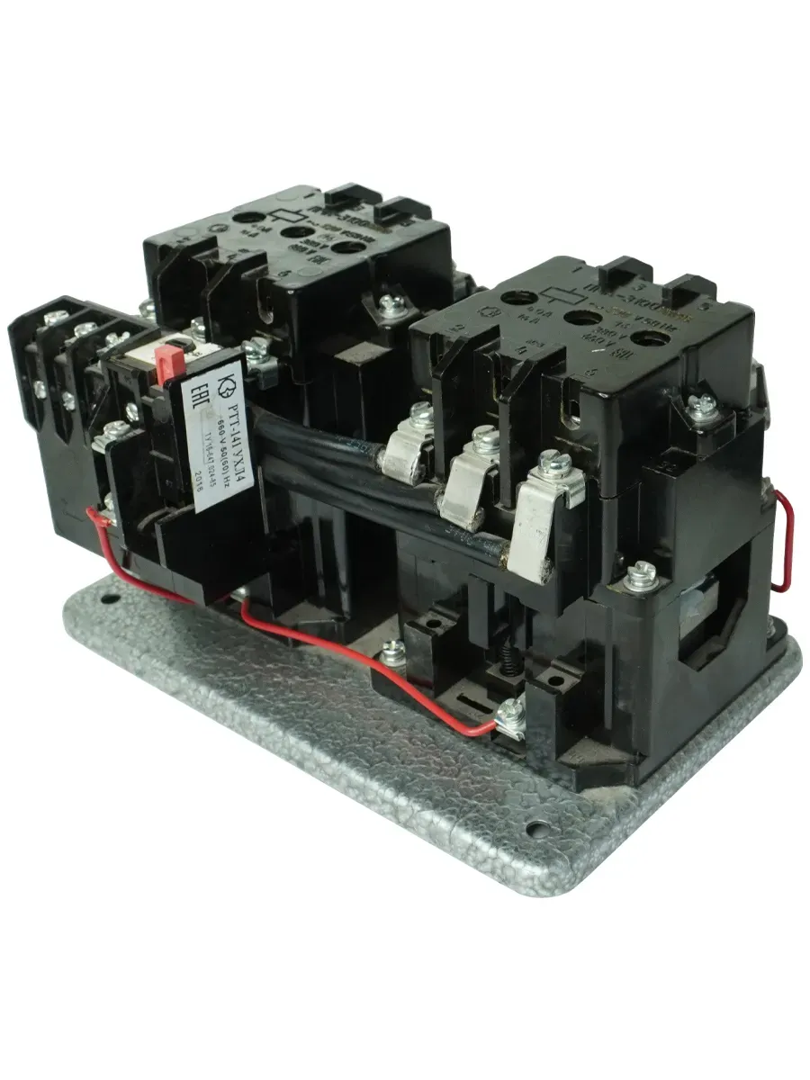 Пускатель электромагнитный ПМА-3400 УХЛ4 В, 220В/50Гц, 4з+4р, 40А, реверсивный, с реле РТТ-141 28,0-40,0А, IP00 Электротехник ET000039