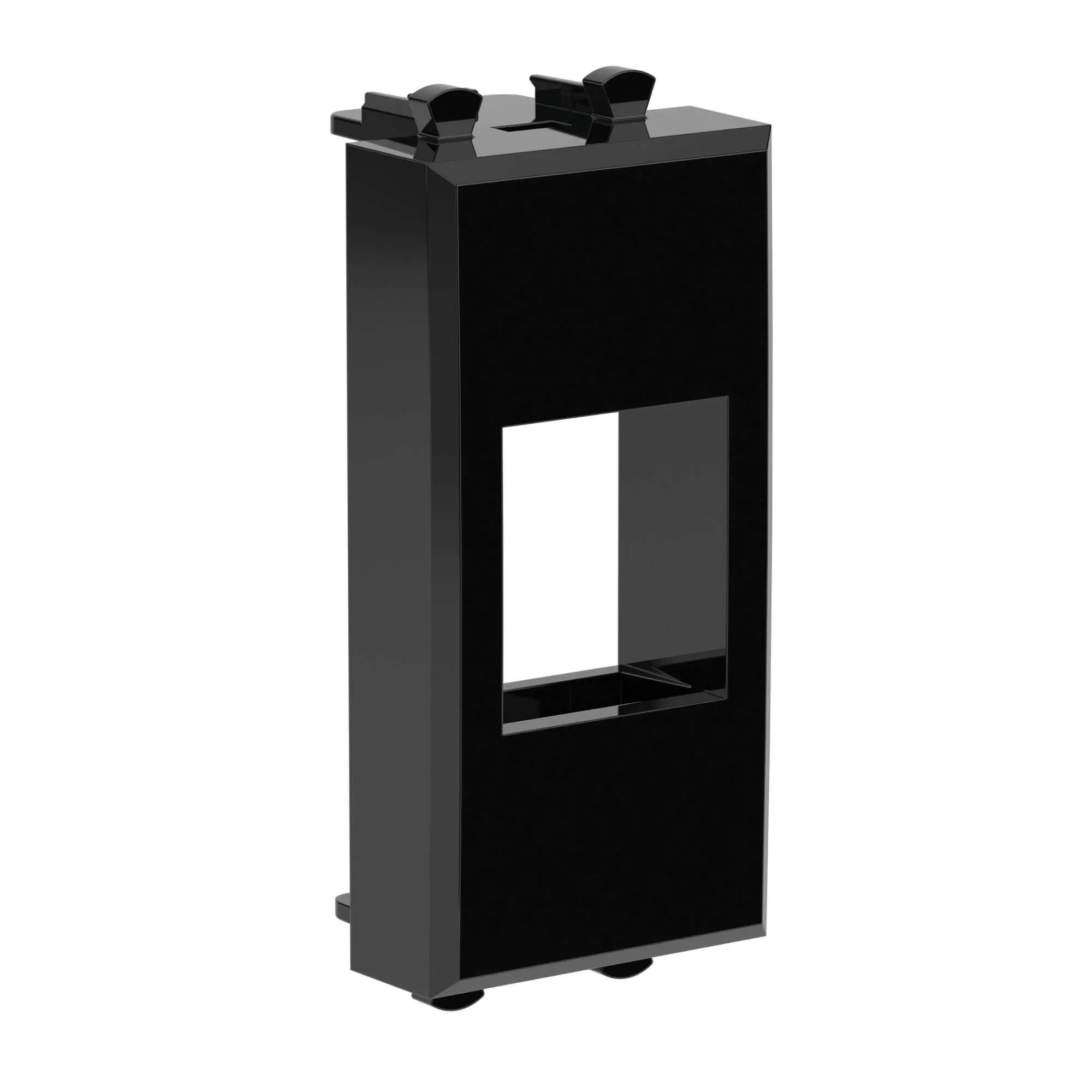 Avanti Адаптер без шторки для Keystone Черный     квадрат 1 модуль DKC 4402211