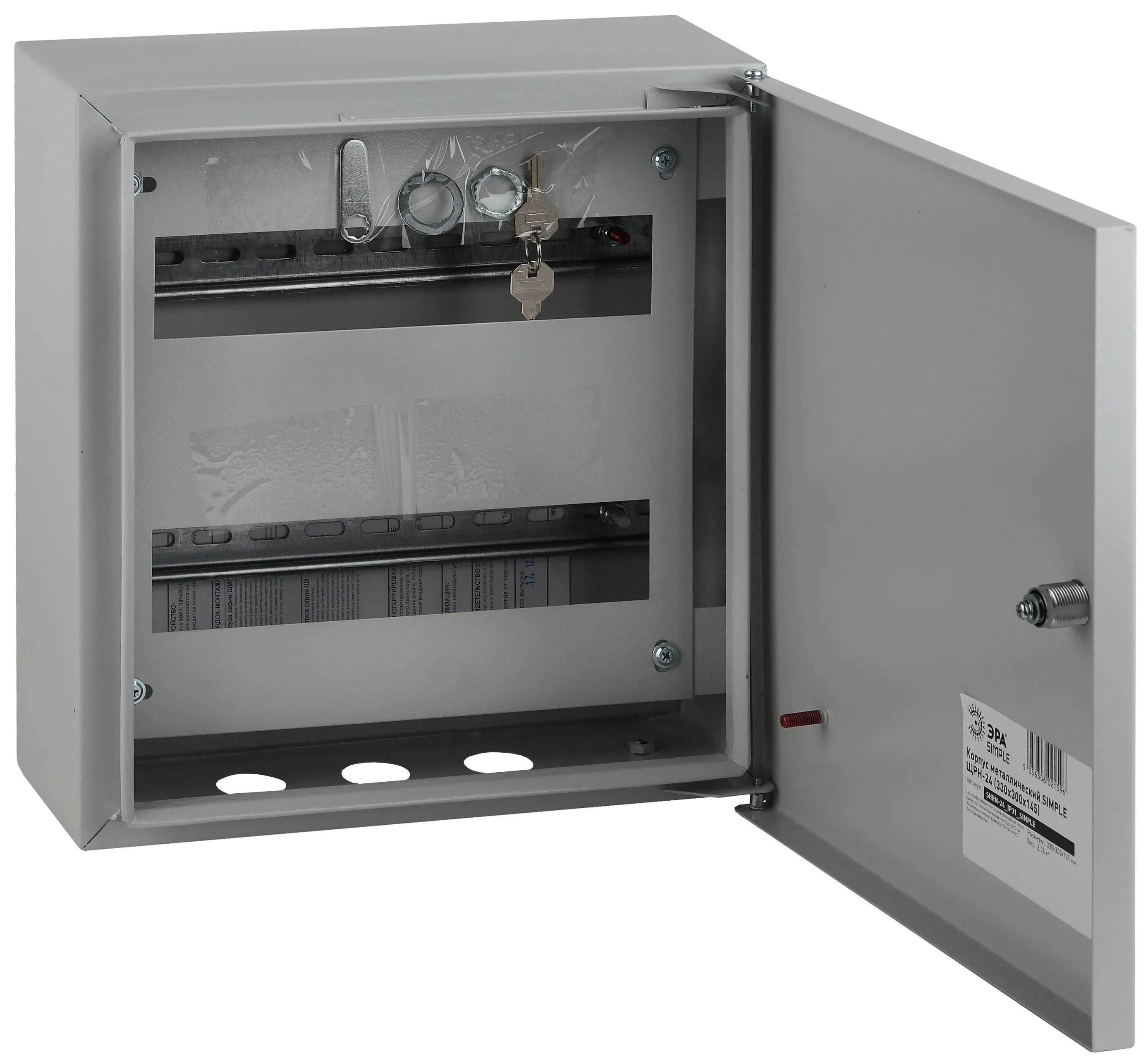 Корпус металлический simple щрн-24_ip31 (330х300х120) (72) ЭРА Б0041675
