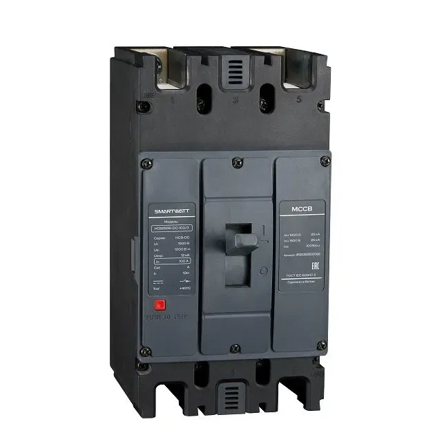 Выключатель автоматический в литом корпусе smartwatt pde hcb250b-dc-140/3, 140 а, 3p, 15 ка SMARTWATT PDE HCB250B-DC-140/3