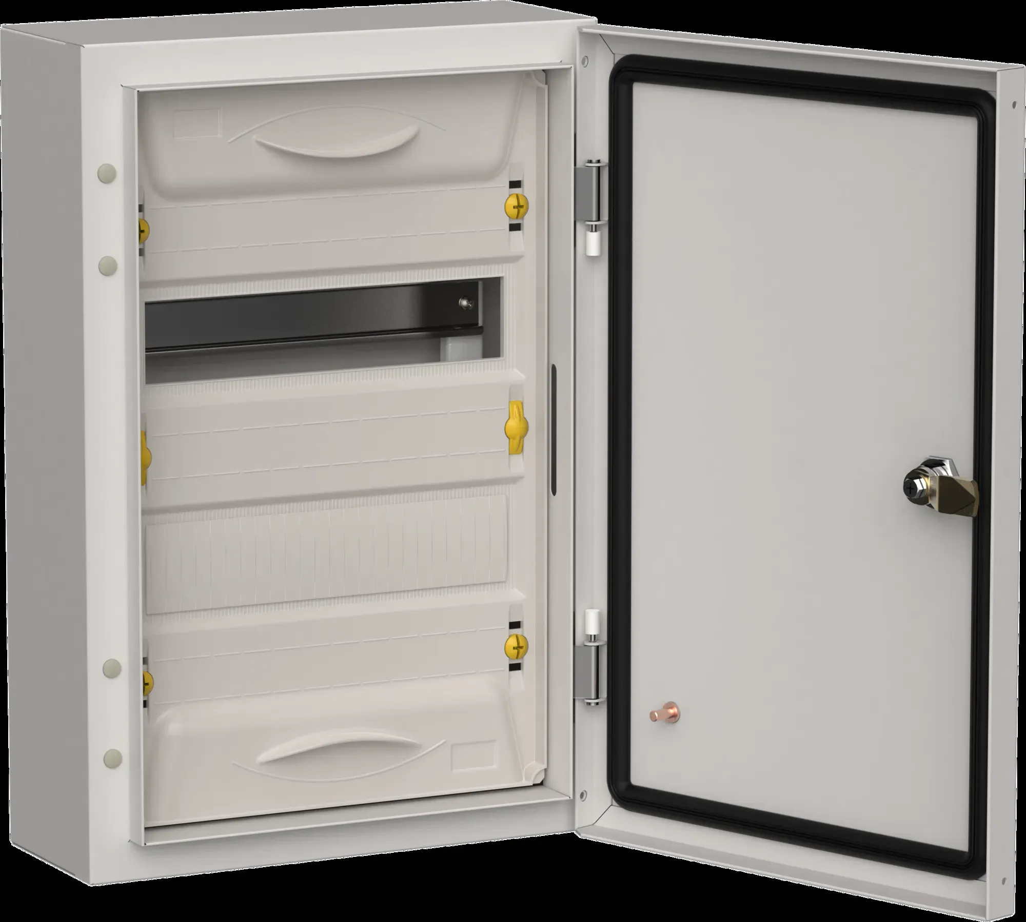 Titan 5 корпус металлический щрн-24 (1х24) 460х310х140 ip54 сер IEK TI5-50-N-024-54-7035