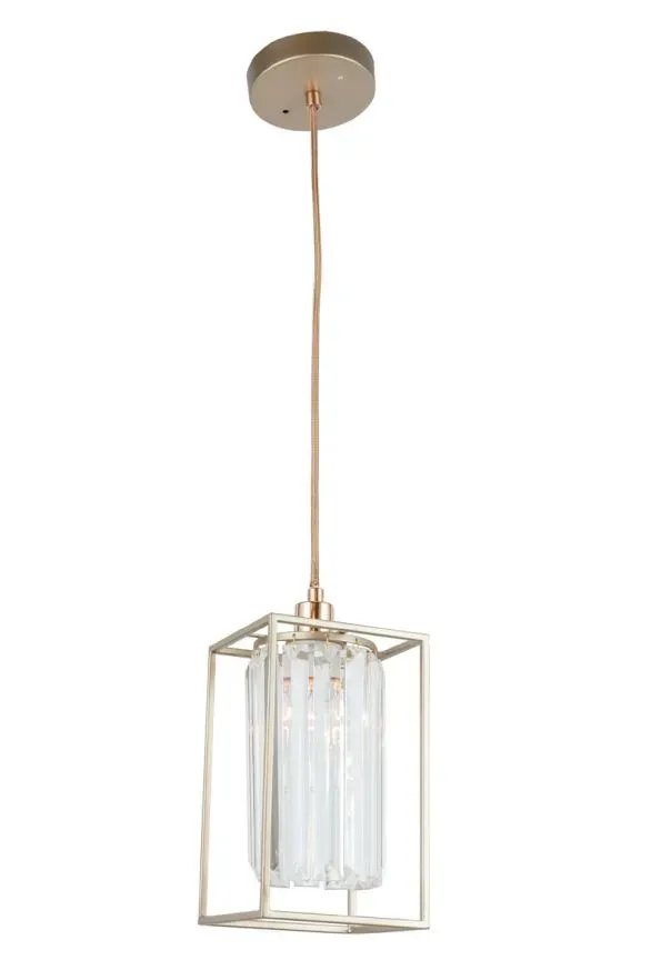 Светильник подвесной (подвес) Lutgard 1036-201 1 х Е14 40 Вт хрусталь классика Rivoli Б0052470