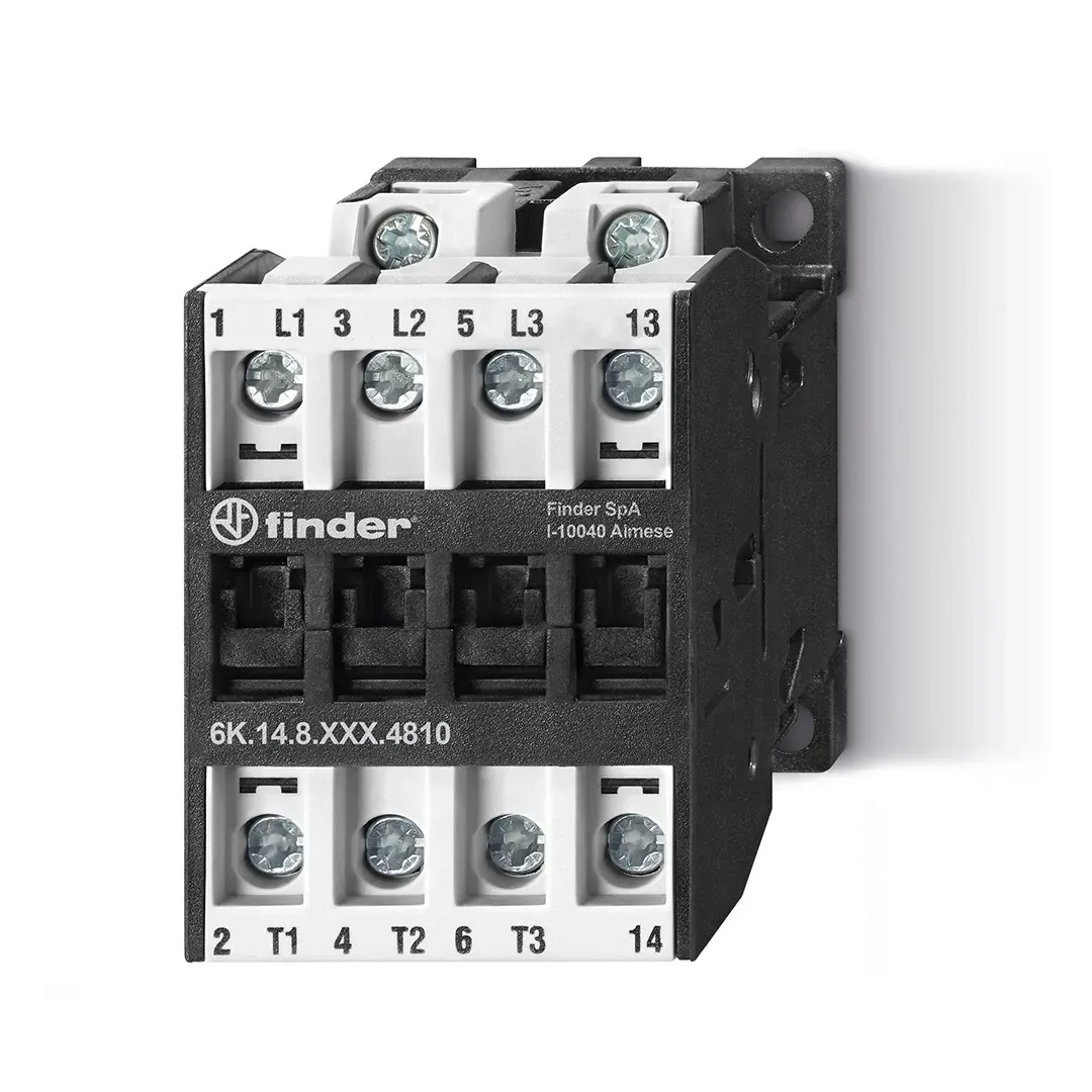 Контактор 3NO 10A (АС3 400В) + 1NO 2A 230В АС IP20 Finder FINDER 6K1482304810