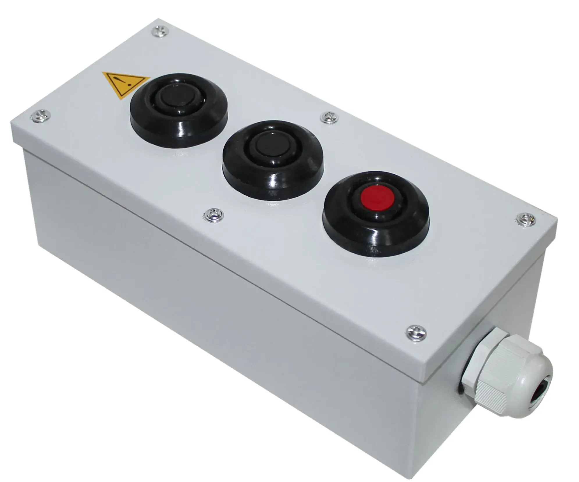 Пост управления ПКУ-15-21.131-40У2 (2хВК30-10-11110-40(1з+1р) черная + 1хВК30-10-11110-40(1з+1р) красная + PG-19) Электротехник ET518965