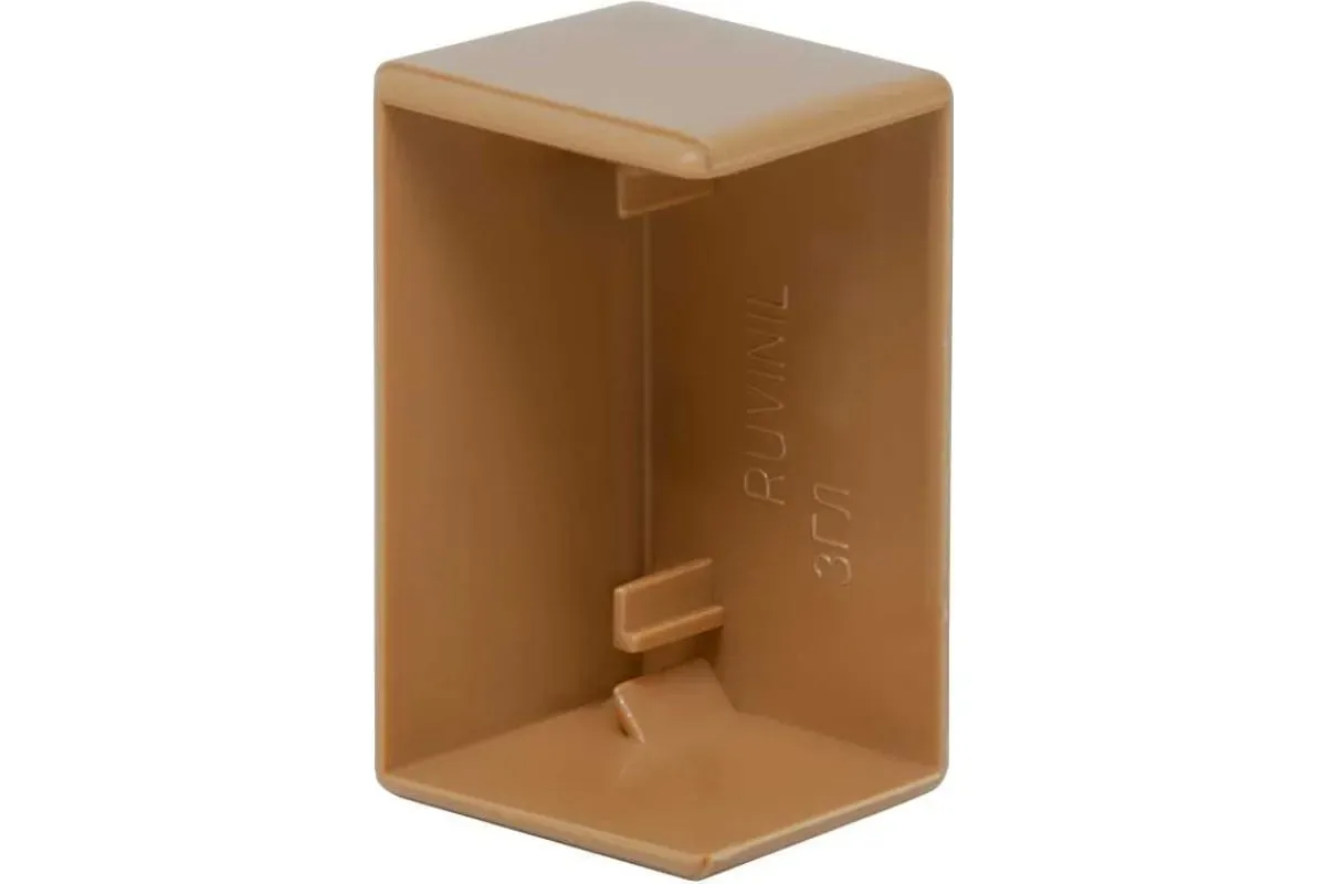 Заглушка 40х25 корич RUVinil ЗГЛ-40х25-К