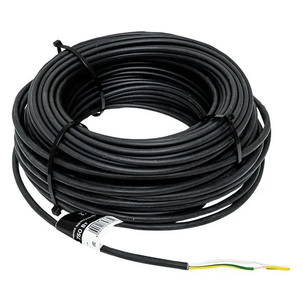 Секция нагревательная резистивная одножильная 30 Вт/м Ice Dam Free 50 м 1500 Вт EKF IceDamFreeS-50-1500