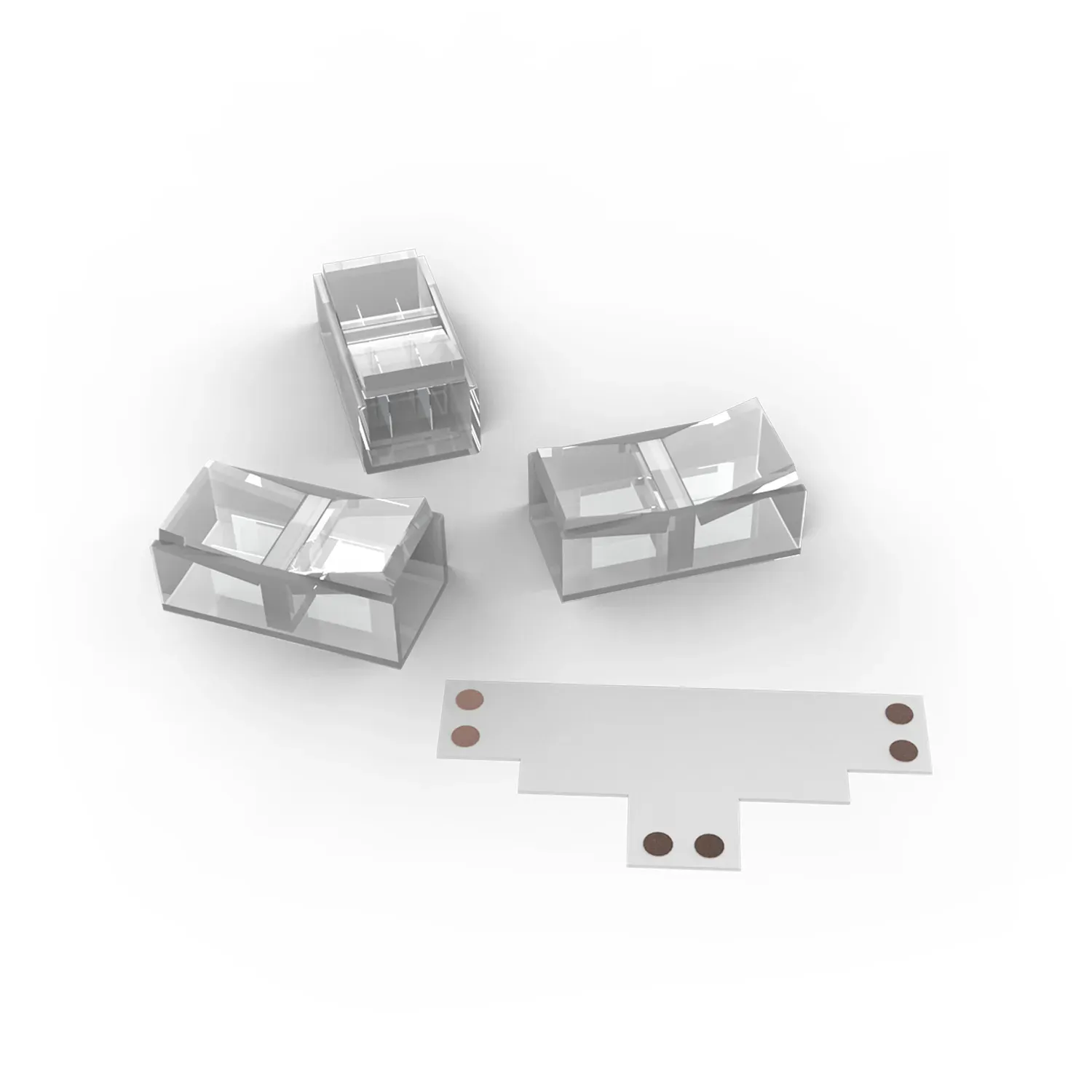 Набор коннекторов Т образный коннектор 3 клипсы 8-10 мм IP20 Basic Gauss BT400