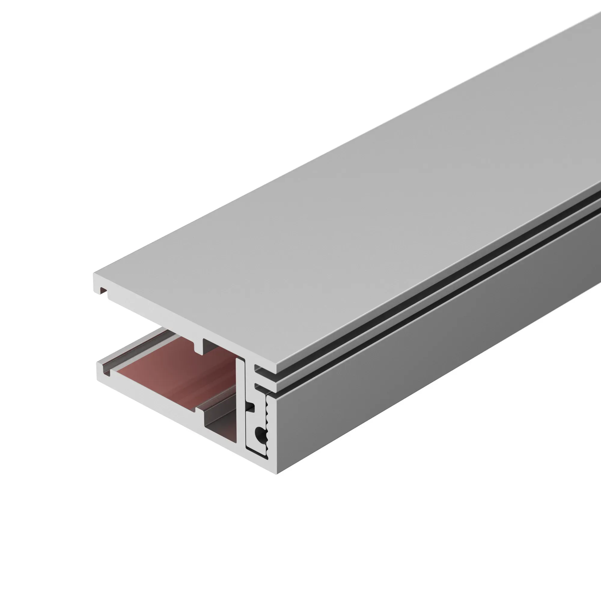 Профиль KLUS-GLASS-810-2000 ANOD (ARL, Алюминий) Arlight 019191