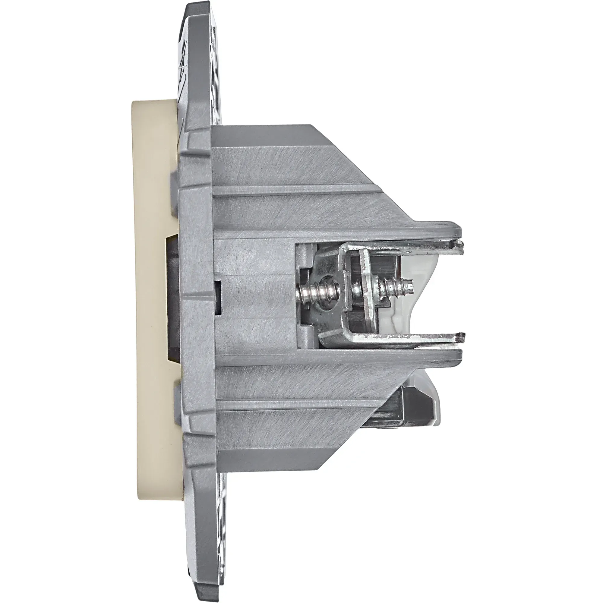 INSPIRIA розетка двойная RJ 45 категория 5e UTP слоновая кость