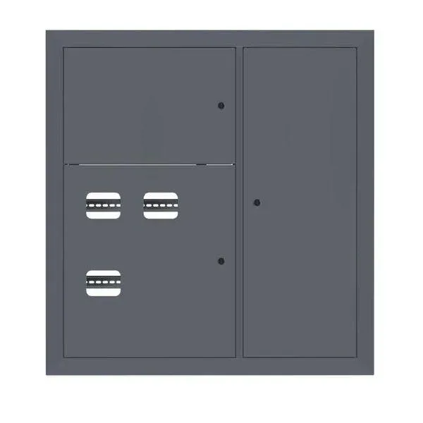 Щит этажный 3 кв. ral7024 (1000х950х160) proxima EKF MB29-V-3-RAL7024