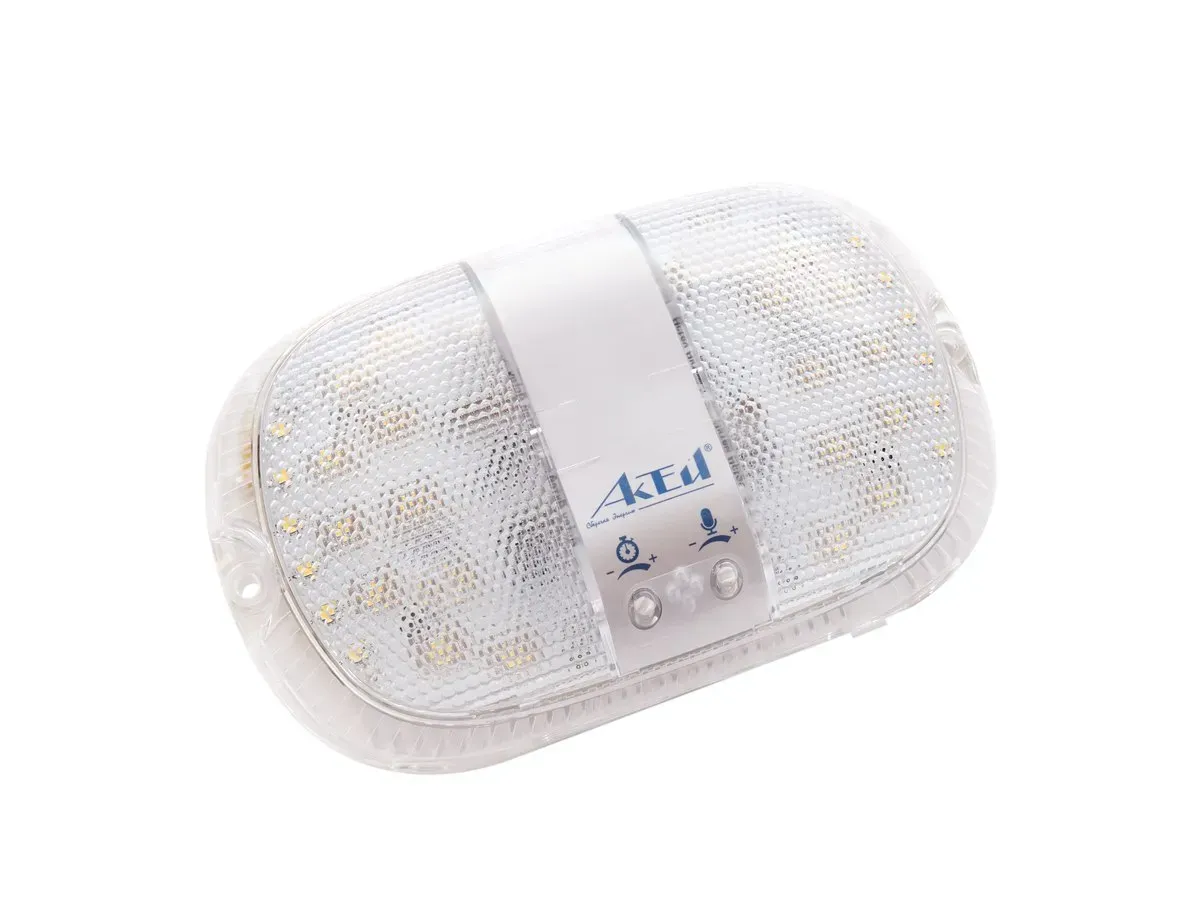 Светильник светодиодный 3 режима работы, с датчиком освещённости и с акустическим датчиком. Время работы в аварийном режиме - 1 ч., семейство ‘‘Персей‘‘. Актей 467859825050