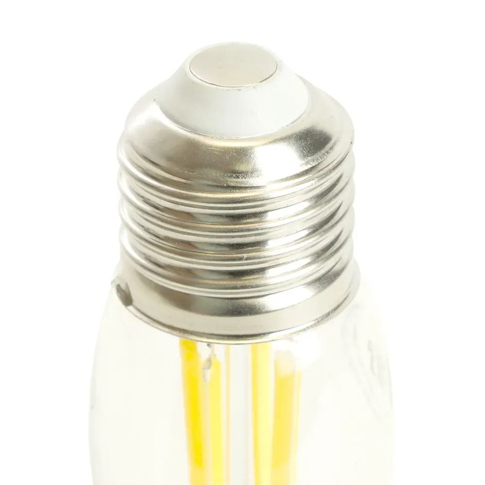 Лампа светодиодная LED 8вт Е27 теплый свеча FILAMENT Feron.PRO