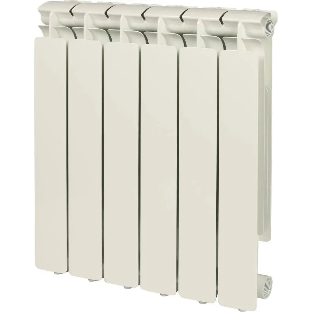 Радиатор алюминиевый секционный 500/80/4 нижнее правое подключение STOUT RG008V3MPMSPIK