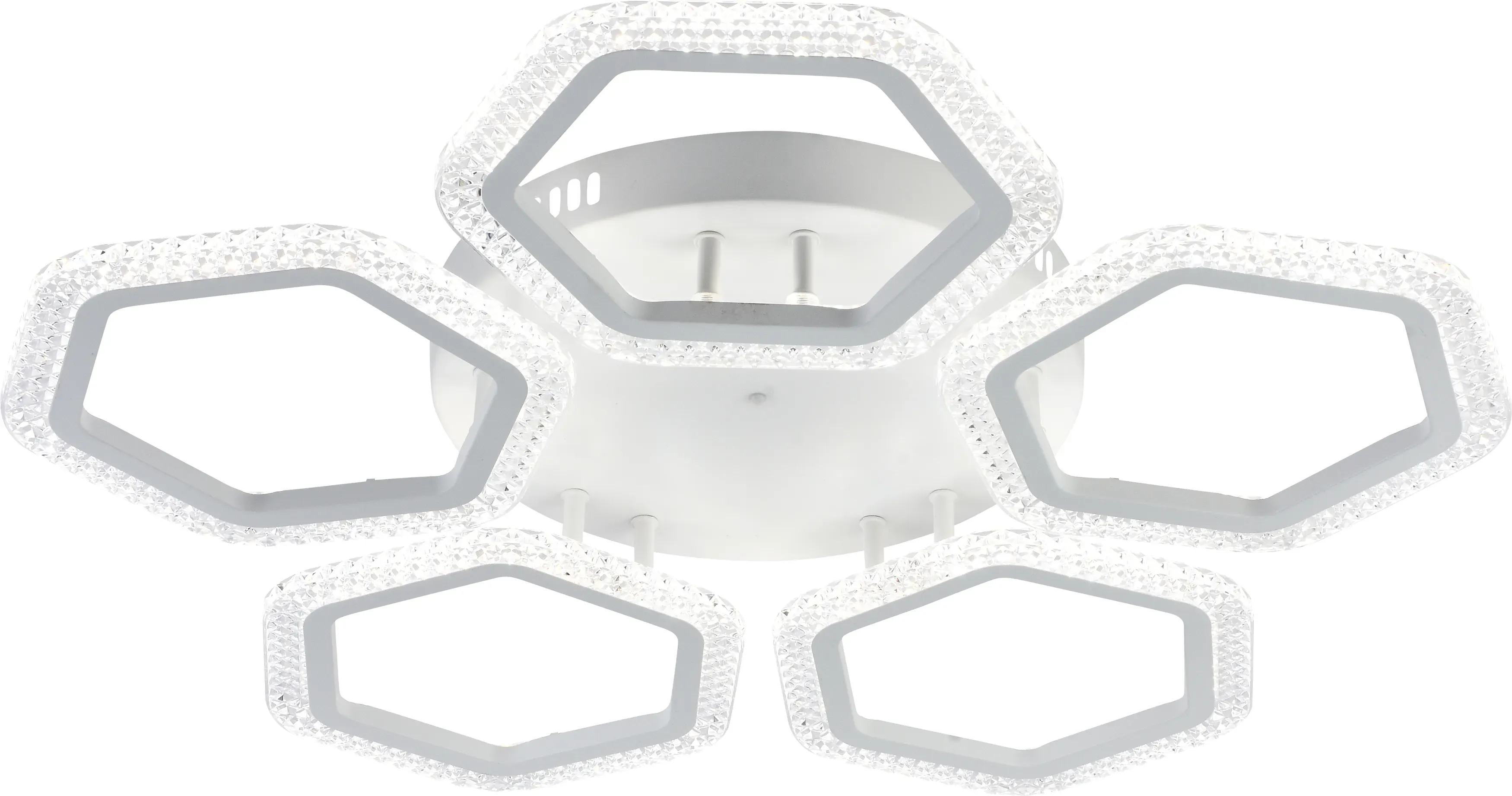 Светильник потолочный светодиодный Rivoli Nancy 6111-101 100 Вт LED 2800К - 6200К модерн с пультом Rivoli Б0060847