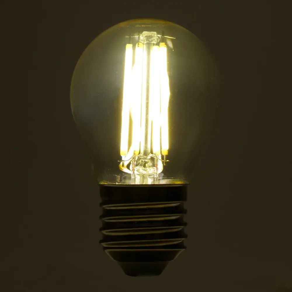 Лампа светодиодная LED 6вт Е27 белый шар FILAMENT Feron.PRO