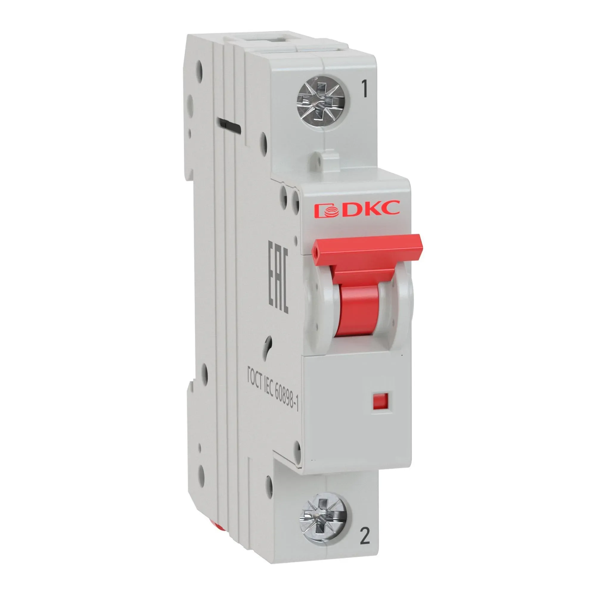 Выключатель автоматический модульный yon md63 1p 8а c 6ka ДКС MD63-1C8-6