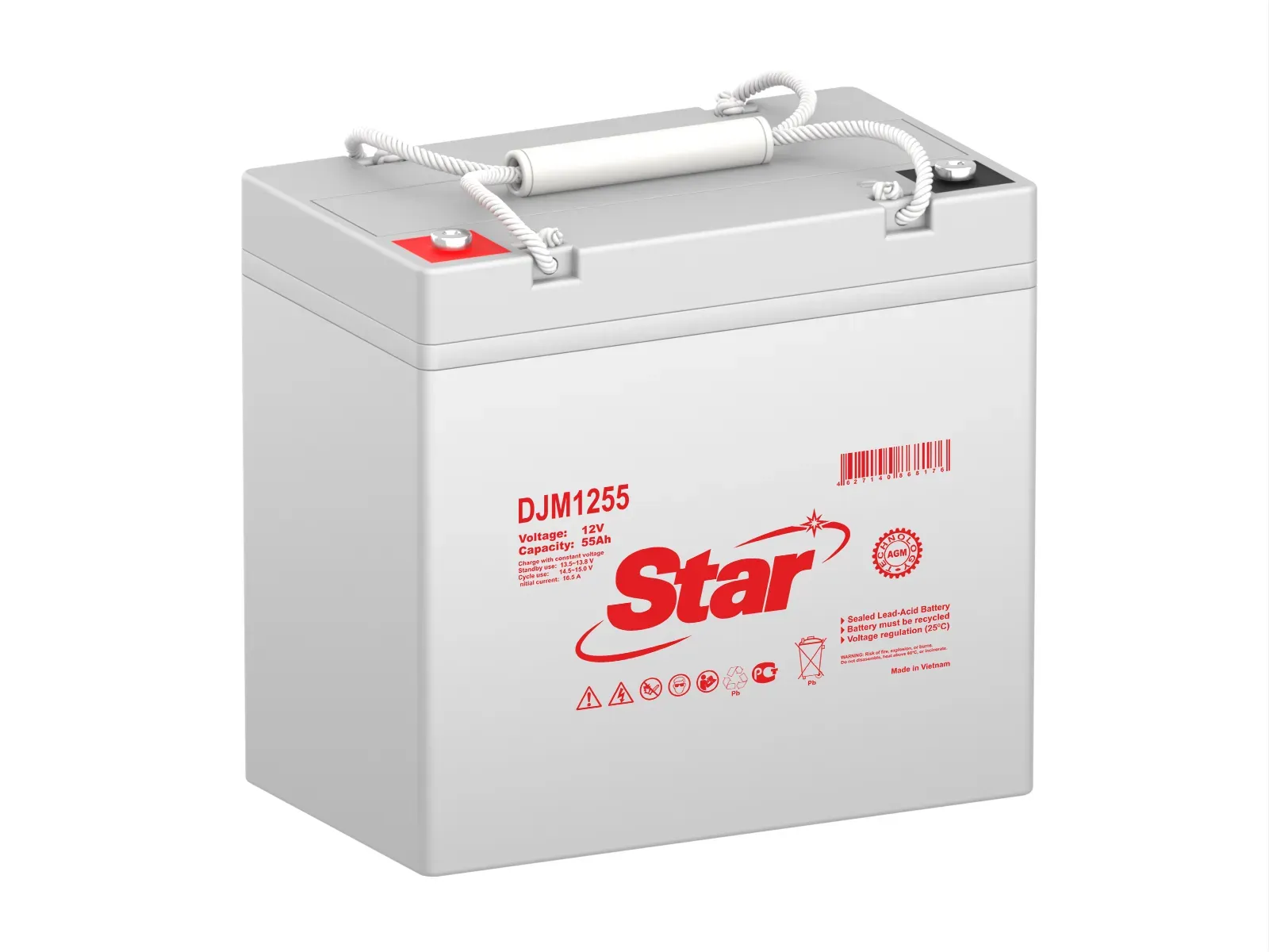 Аккумуляторная батарея DJM 12В 55Ач STAR STAR DJM1255 STAR