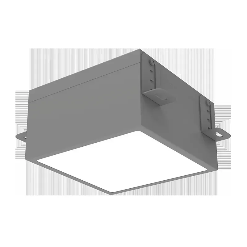 Светильник светодиодный ДВО-25Вт 3000К IP54 DL-Grill DALI CRI90 серый Вартон V1-R0-71810-10D01-5402530