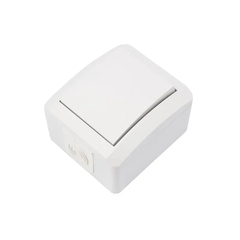 Выключатель одноклавишный INDUSTRIAL IP54, о/у, белый REXANT KR-78-0834