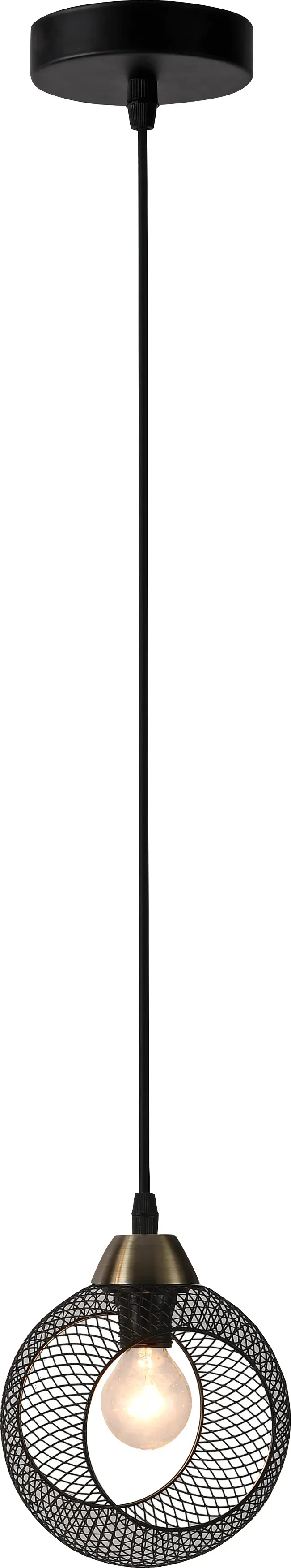 Светильник подвесной (подвес) Lilia 9121-201 1 х Е27 60 Вт модерн потолочный Rivoli Б0054906