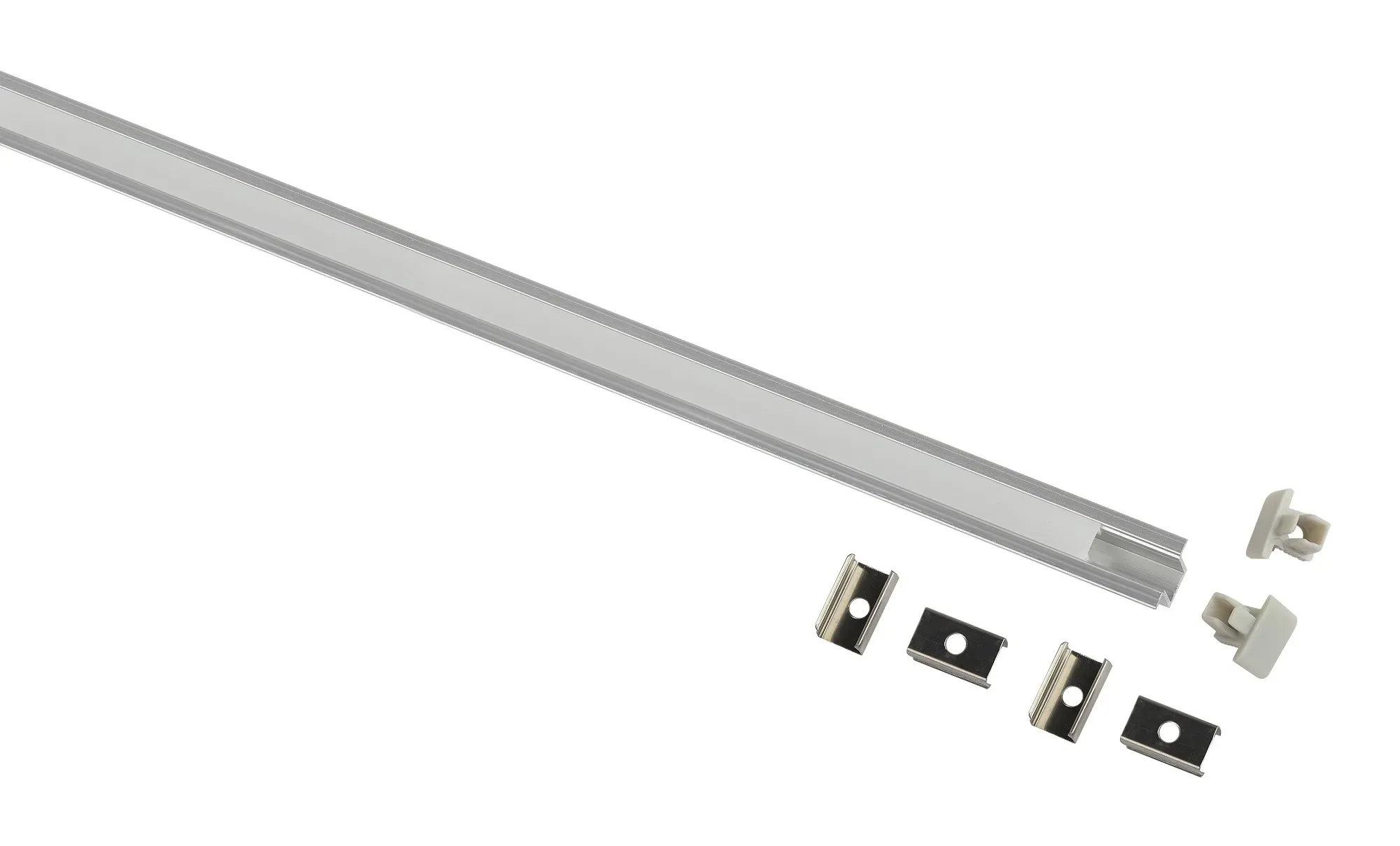 Комплект с врезным анодированным профилем 1209 12,4х9мм 2м ЭРА Б0062777