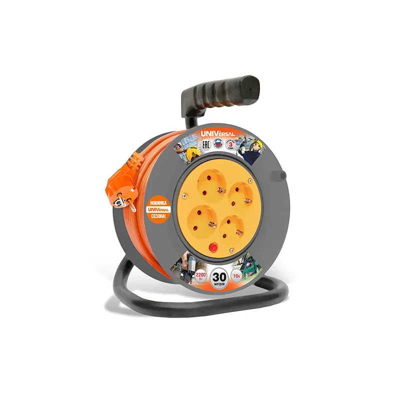 Удлинитель силовой У10-014 термо ПВС 3*0,75 30м Универсал 1686