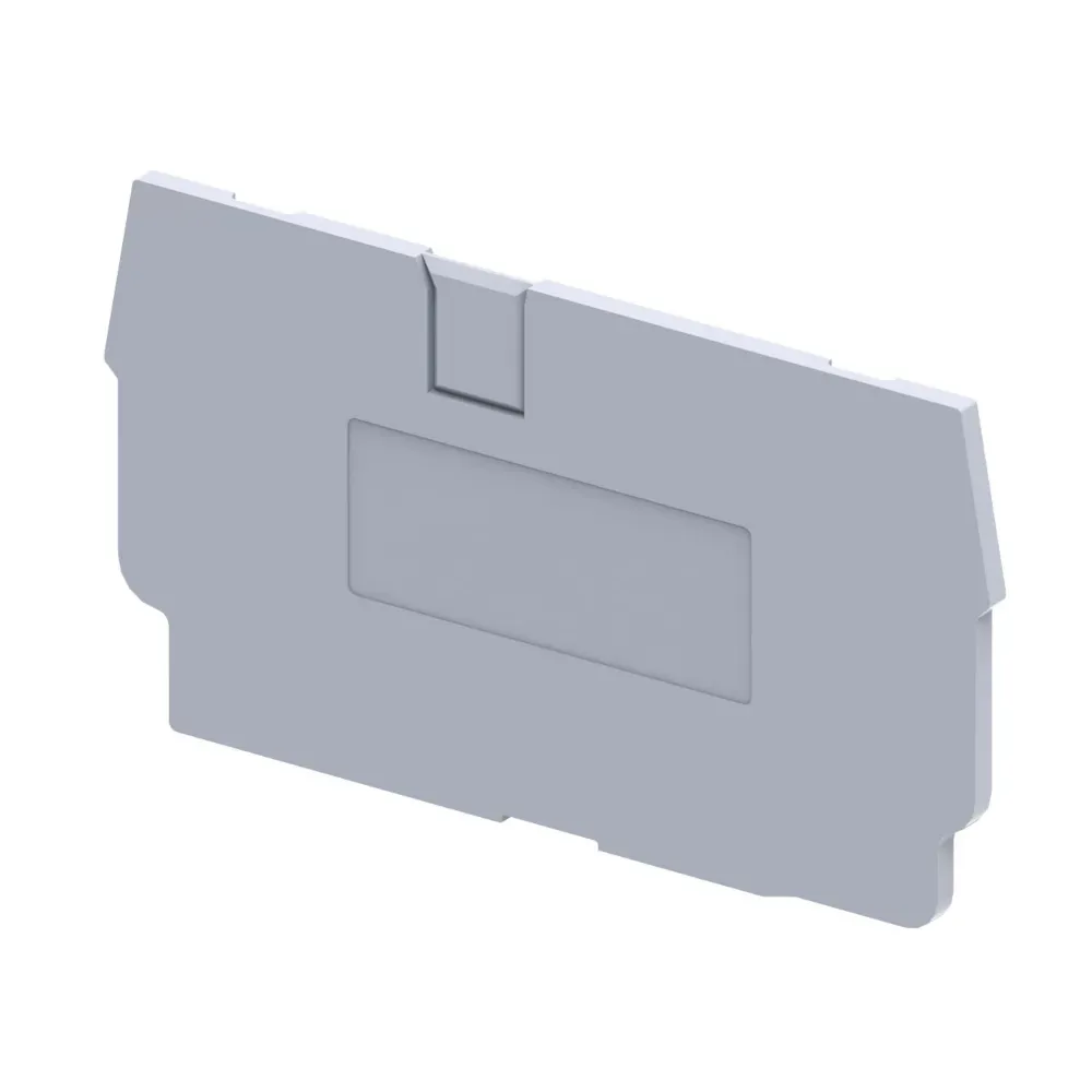 Крышка концевая для клеммы проходной OptiClip EPCX4-серый КЭАЗ Optima (от-ка) 289724