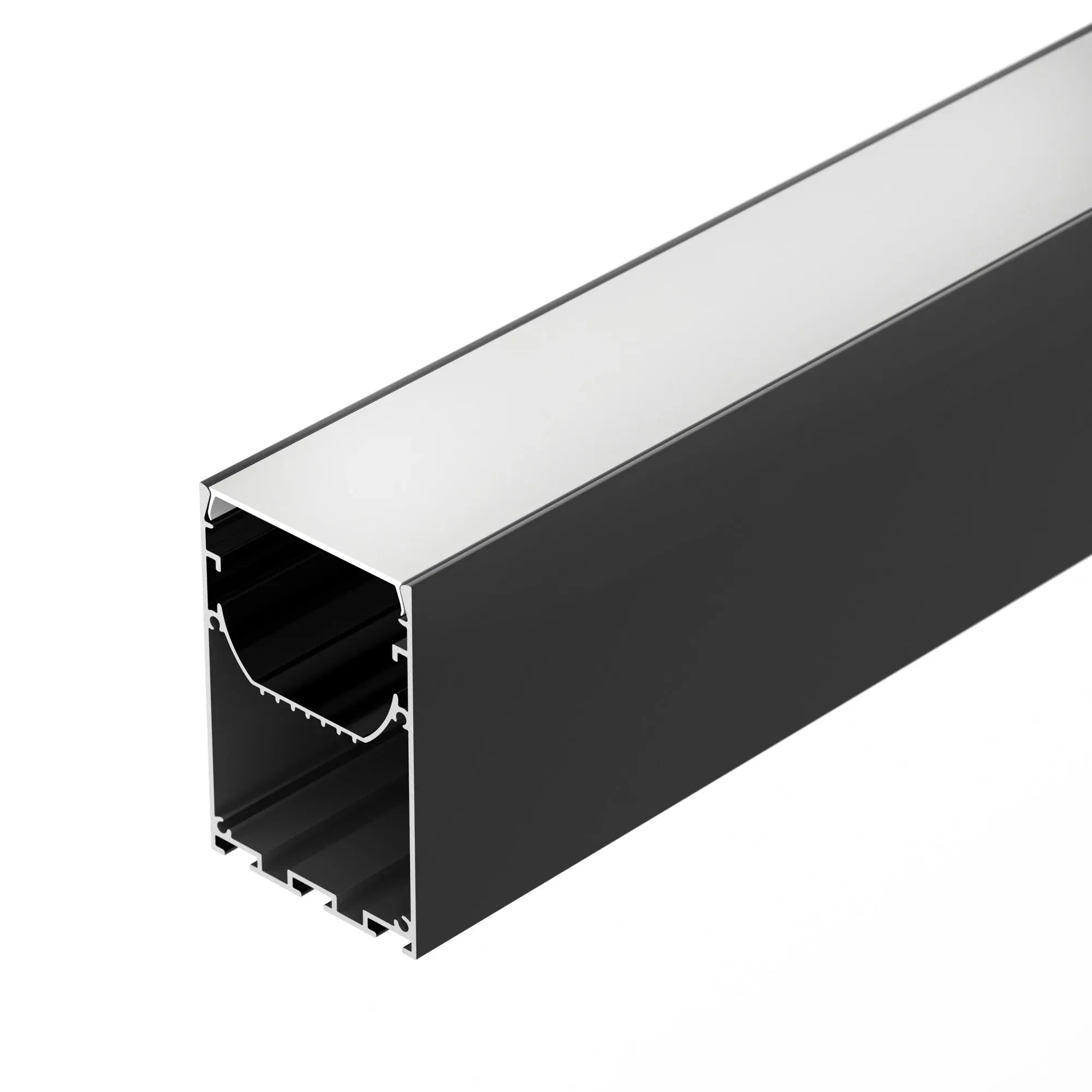 Профиль LINE-S-5075-2000 BLACK (Arlight, Алюминий) Arlight 041847