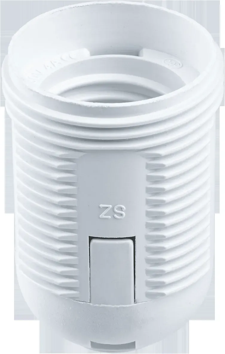 Патрон люстровый Е27 пластиковый без кольца белый Navigator Group 19443