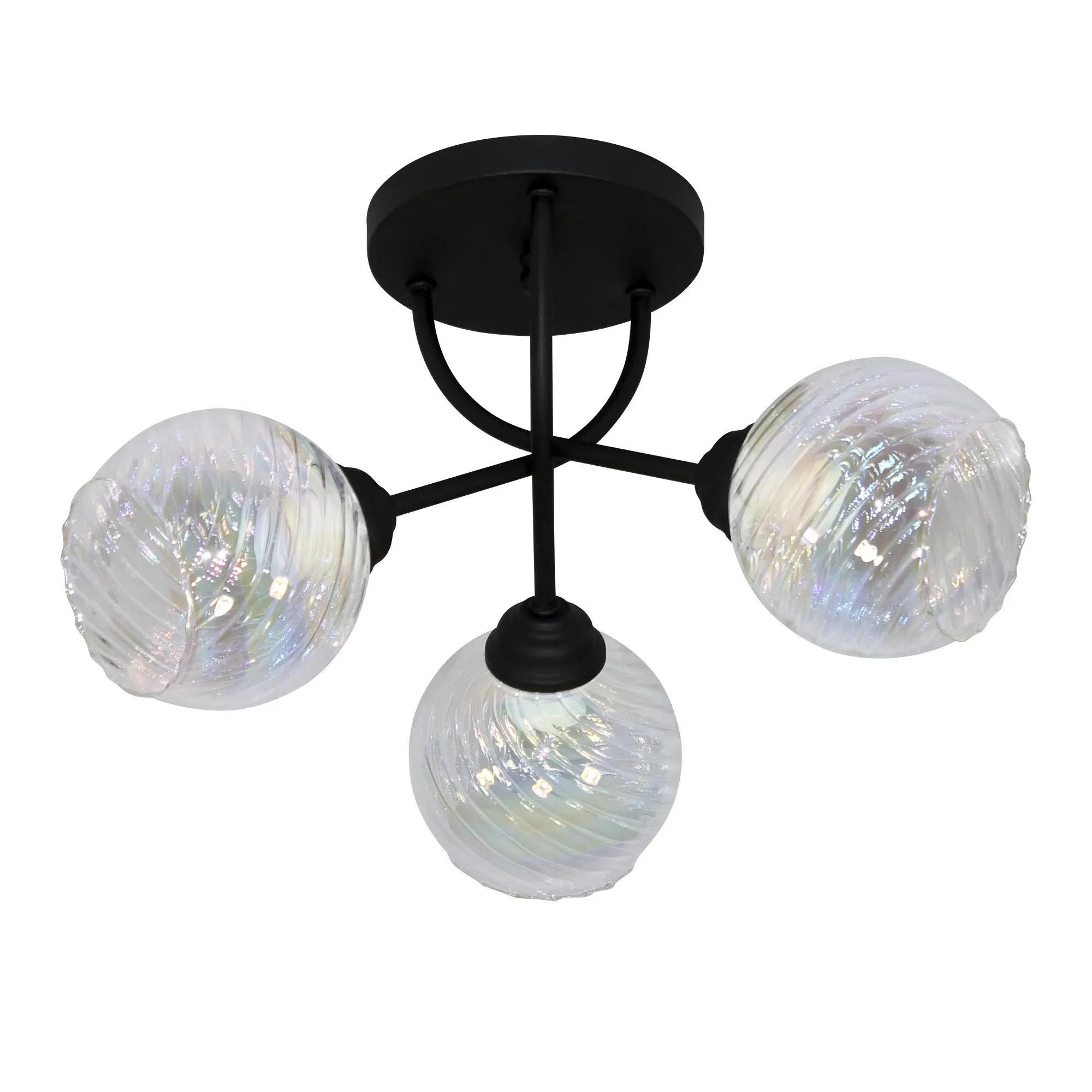 Светильник потолочный Вита 131 черн.муар. НПБ 01-3х60-193 Е27 ЭЛЕТЕХ 1005405396