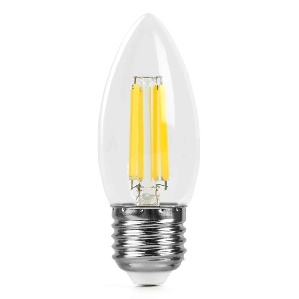 Лампа светодиодная LED 8вт Е27 белый свеча FILAMENT Feron.PRO