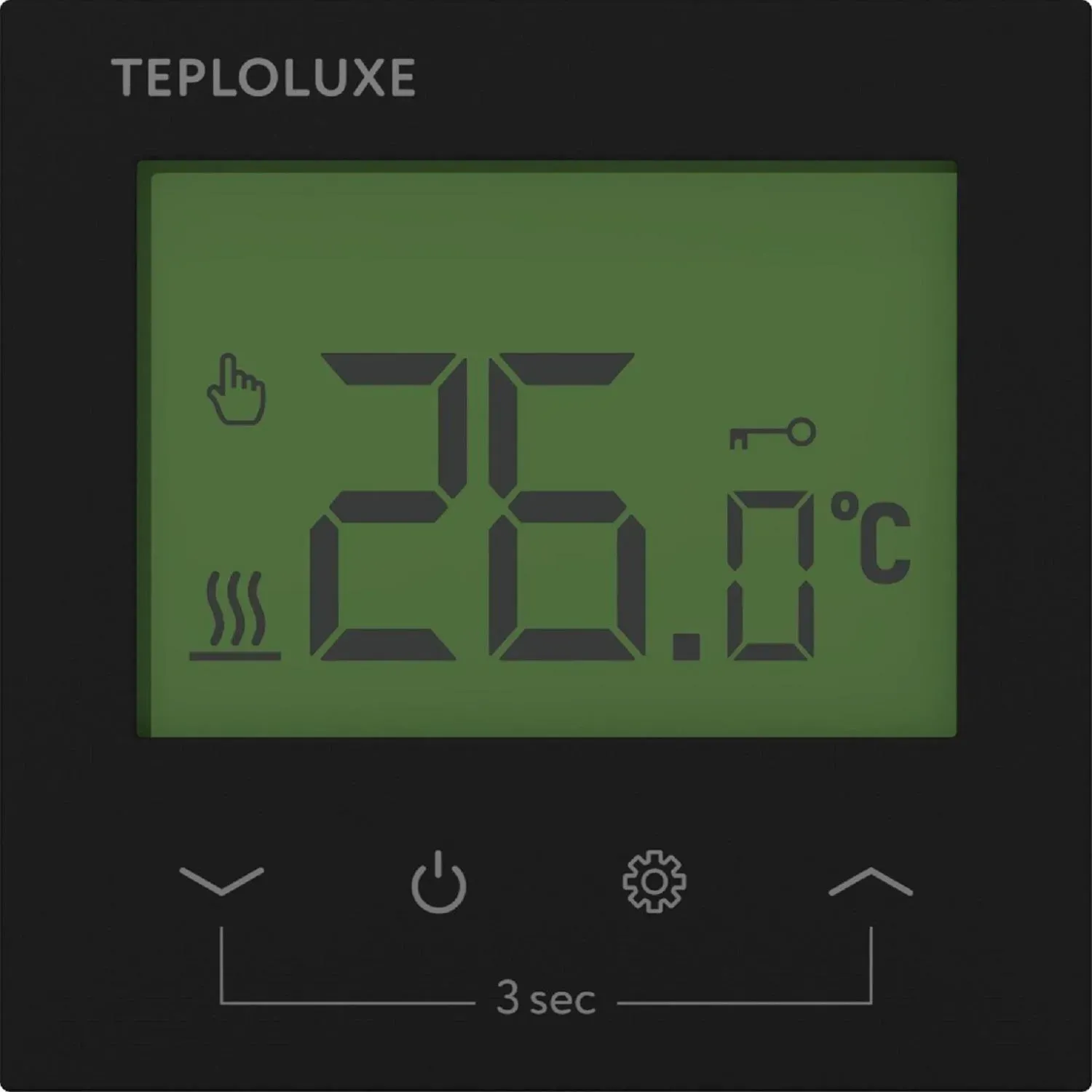 Терморегулятор электронный Теплолюкс Pontus черный Теплолюкс 100037088300