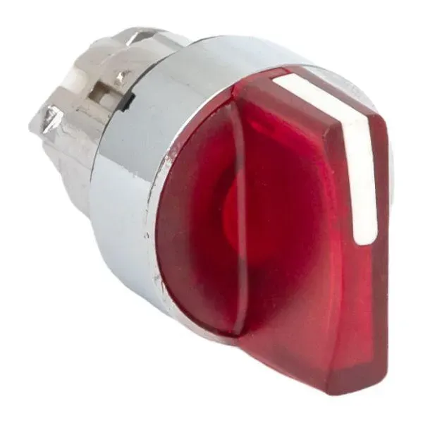 Механизм переключателя исполнительный ХB4 красный на 2 положения возвратный без фиксации с подсветкой с короткой ручкой PROxima EKF XB4BD2L-R