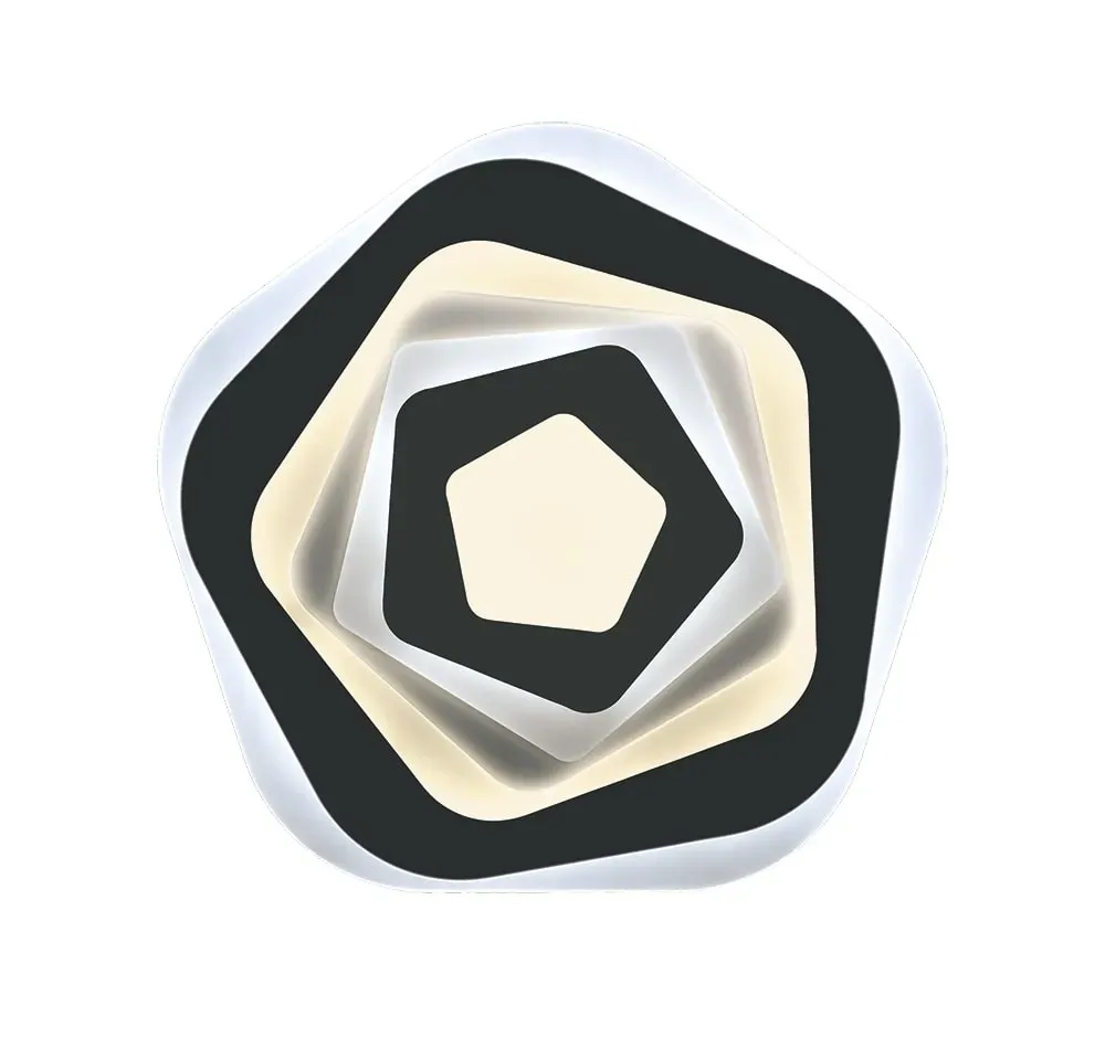 Светильник настенно-потолочный ДБО-72Вт ''Розетка темная'' регулировка цветовой температуры и яркости 3000K-6500K макс. 5000Лм IP40 Jazzway JazzWay 5017764