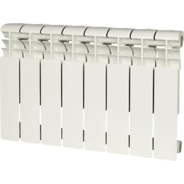 Радиатор алюминиевый секционный 350/80/8 боковое подключение Rommer RG008P1IPHB0BJ