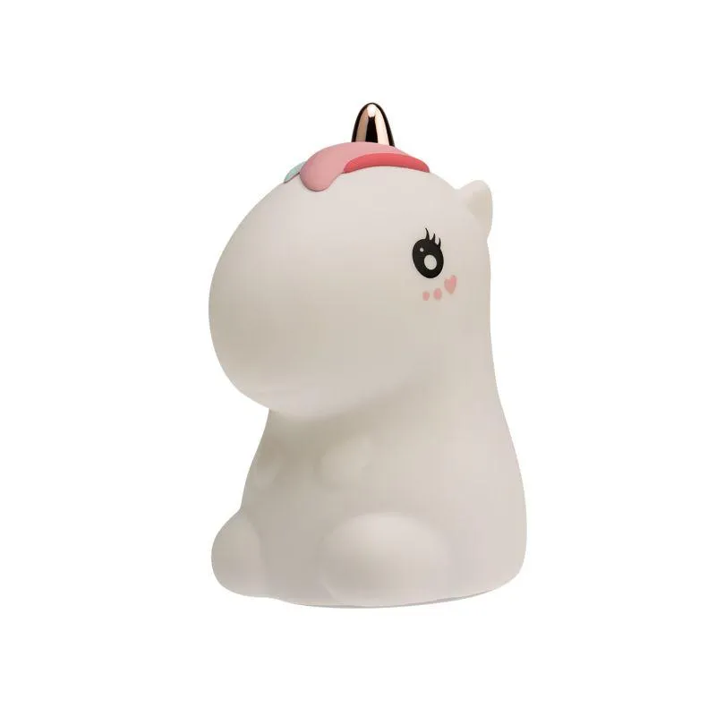 Ночник силиконовый Единорог USB с 3 режимами, RGB-свечение Neon-Night 503-003