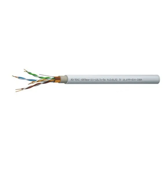 Кабель КВПЭфнг(A)-LSLTx-5e 4х2х0.52