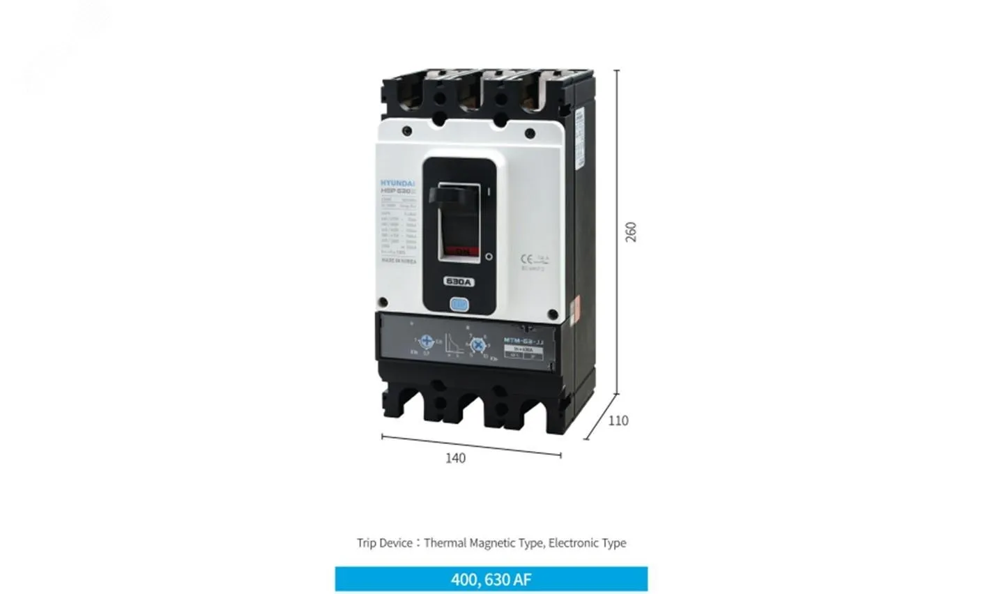 G-mccb (standard),630af,f-type,3 pole,electronic display,front connection,aux 1c,no option,ac 50/60hz,630a,standard,standard HD HYUNDAI ELECTRIC HGP630S3PEDS1000C00630