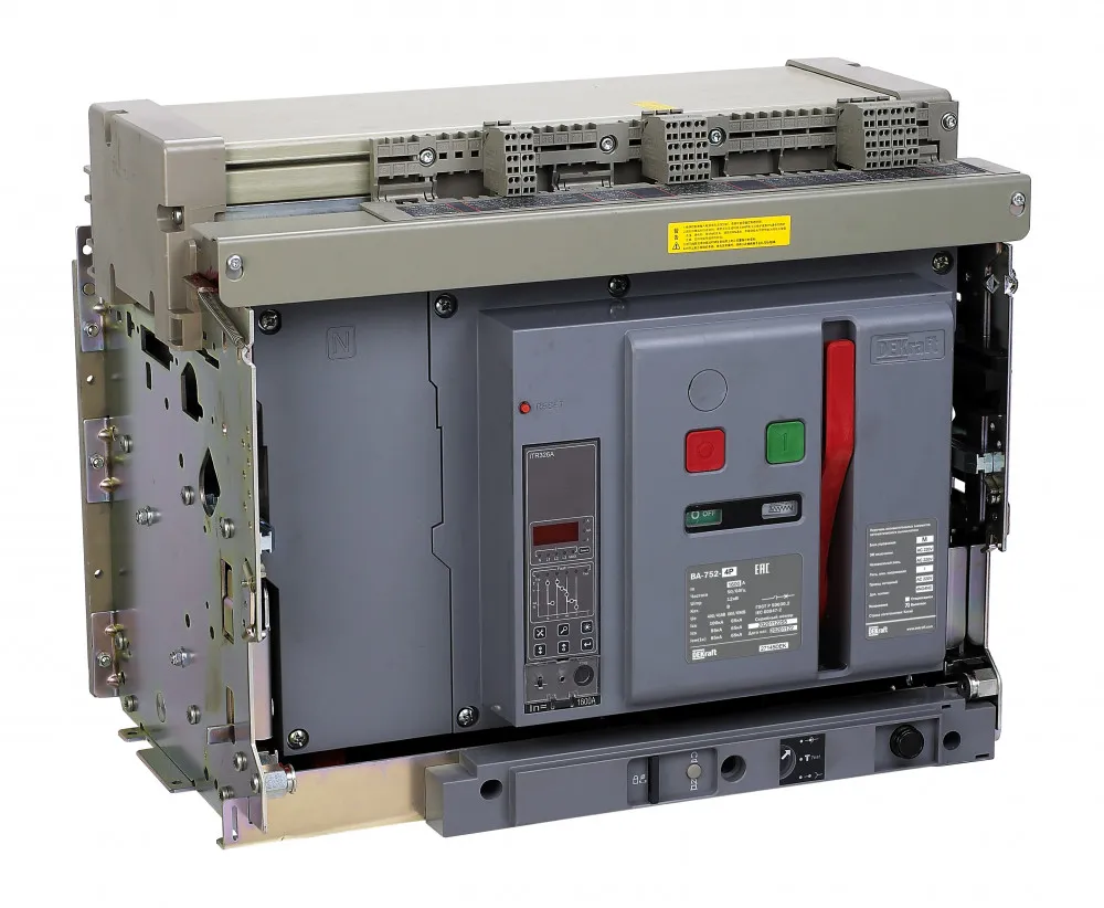 Воздушный авт. выкл. выкатной 4P 4000А 100кА расцепитель М ВА-752 SE (Dekraft) 27145DEK