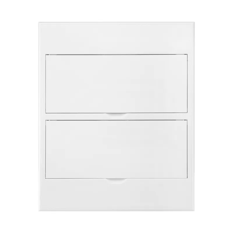 Бокс пластиковый щрв-п-24 ip41 белый (белая дв.) kranz REXANT KR-11-0225