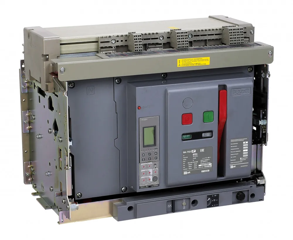 Воздушный авт. выкл. выкатной 4P 3200А 100кА расцепитель Н ВА-752 SE (Dekraft) 27164DEK