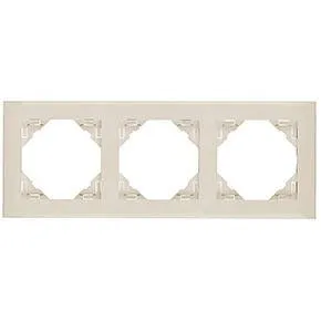 Efapel 90930 TMF 3-х местная рамка, бежевый Efapel 90930 TMF