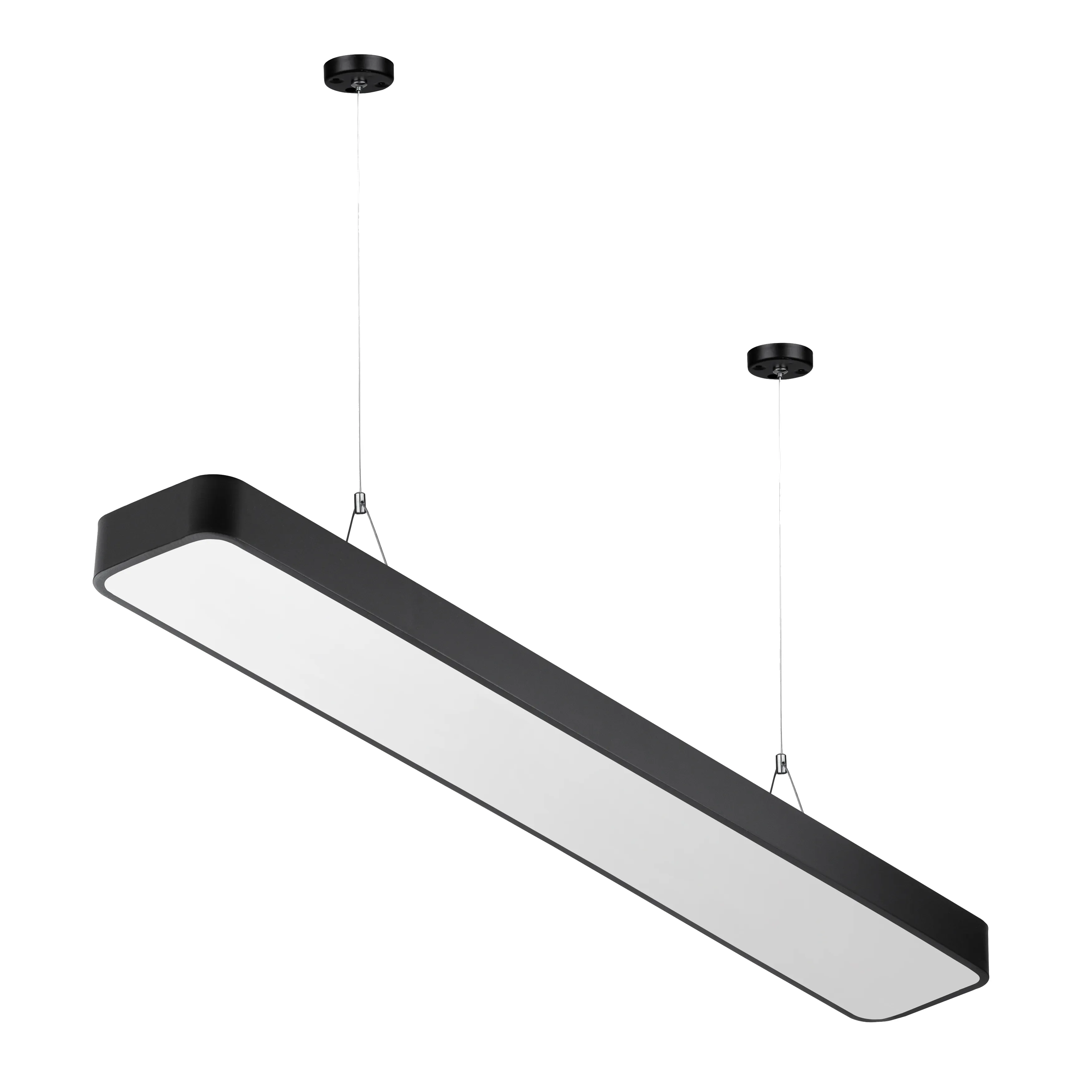 Светильник светодиодный Geometria Block SPO-111-B-40K-060 60Вт 4000К 7200Лм IP40 1200*300*60 черный подвесной ЭРА Б0050539