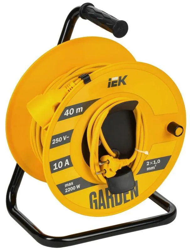 GARDEN Катушка УК40 1 место 2P 2х1,0мм2 40м IEK IEK GD-KP50-10-01-40